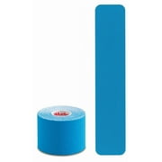 Mueller Kinesiology Tape, Precut I-Strip Roll, 20 strips, Blue