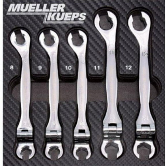 Mueller-Kueps LP MU457705 Line Wrench Kit with Joint, Chrome