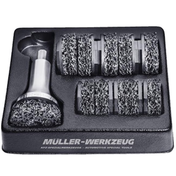 Mueller Kueps Type 2 Aluminum Wheel Hub Grinder, Silver & Black