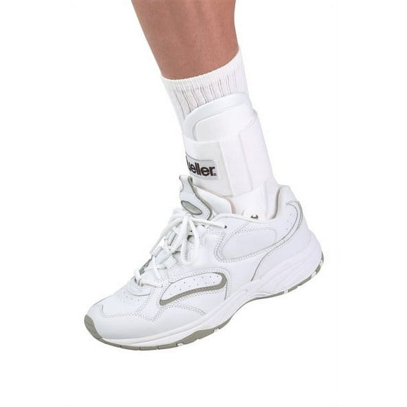 Mueller Lite Ankle Brace, White, One Size Fits Most