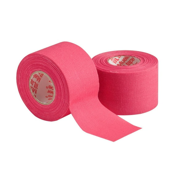 Mueller MTape 1.5 x 10 yd Pink Pre-cut Sports Tape 2 Pack