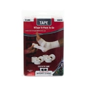 Mueller MTape Athletic Tape, White, 6 Pack-to-go, 1.5 x 10 yd each