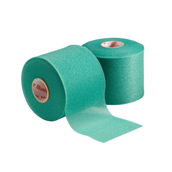Mueller MWrap Pretaping Underwrap, Green, 2 Pack, 2.75" x 21.4 yd each