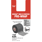 Mueller MWrap Prewrap, Single Roll, Black