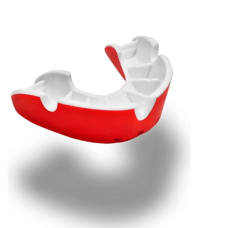 Mueller Matrix Mouthguard - Moderate Protection - Adult - Red/White
