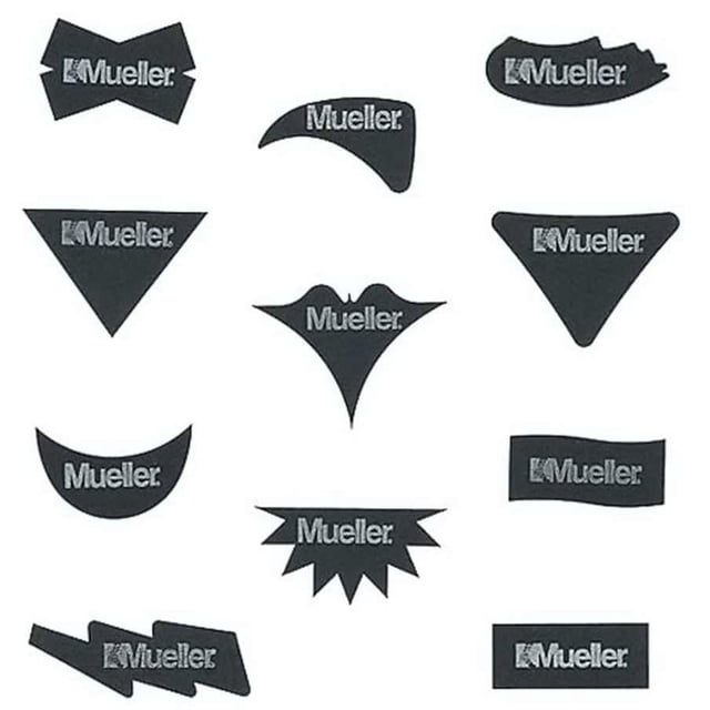 Mueller Sport Care The Original Glare-Reducing Strips - 144 Bandes (72 Paires) - Anti-éblouissement