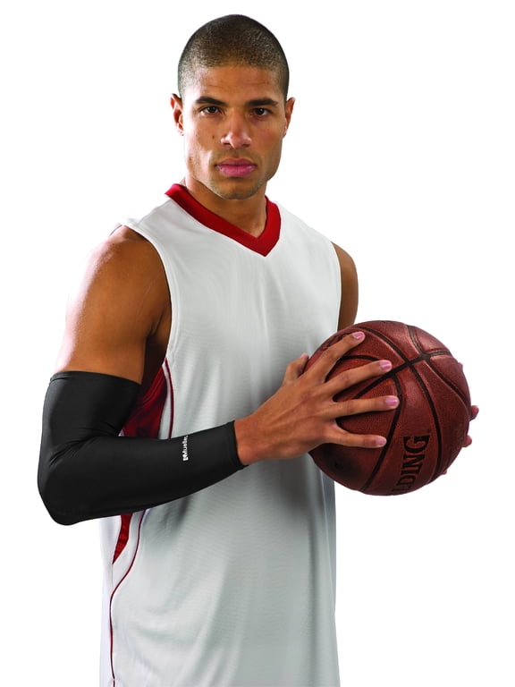 Mueller Performance Sleeve, Black, One Size Fits Most, Left or Right Arm, 1 Sleeve
