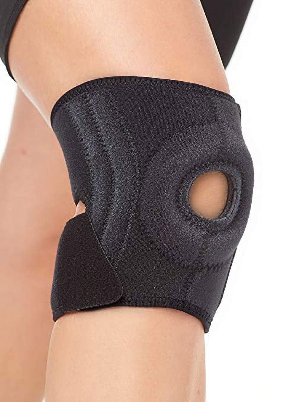 Mueller Premium Knee Stabilizer with Padded Support, Black, Small/Medium