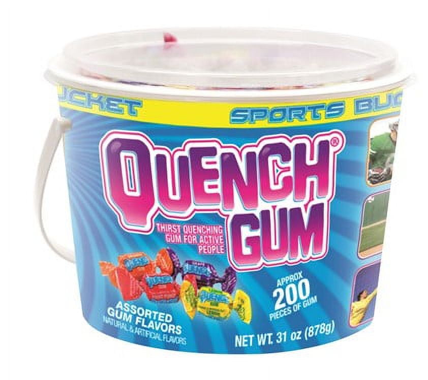 Quench Quench Gum, Thirst Quenching, Orange Fruit Punch - 12 packs