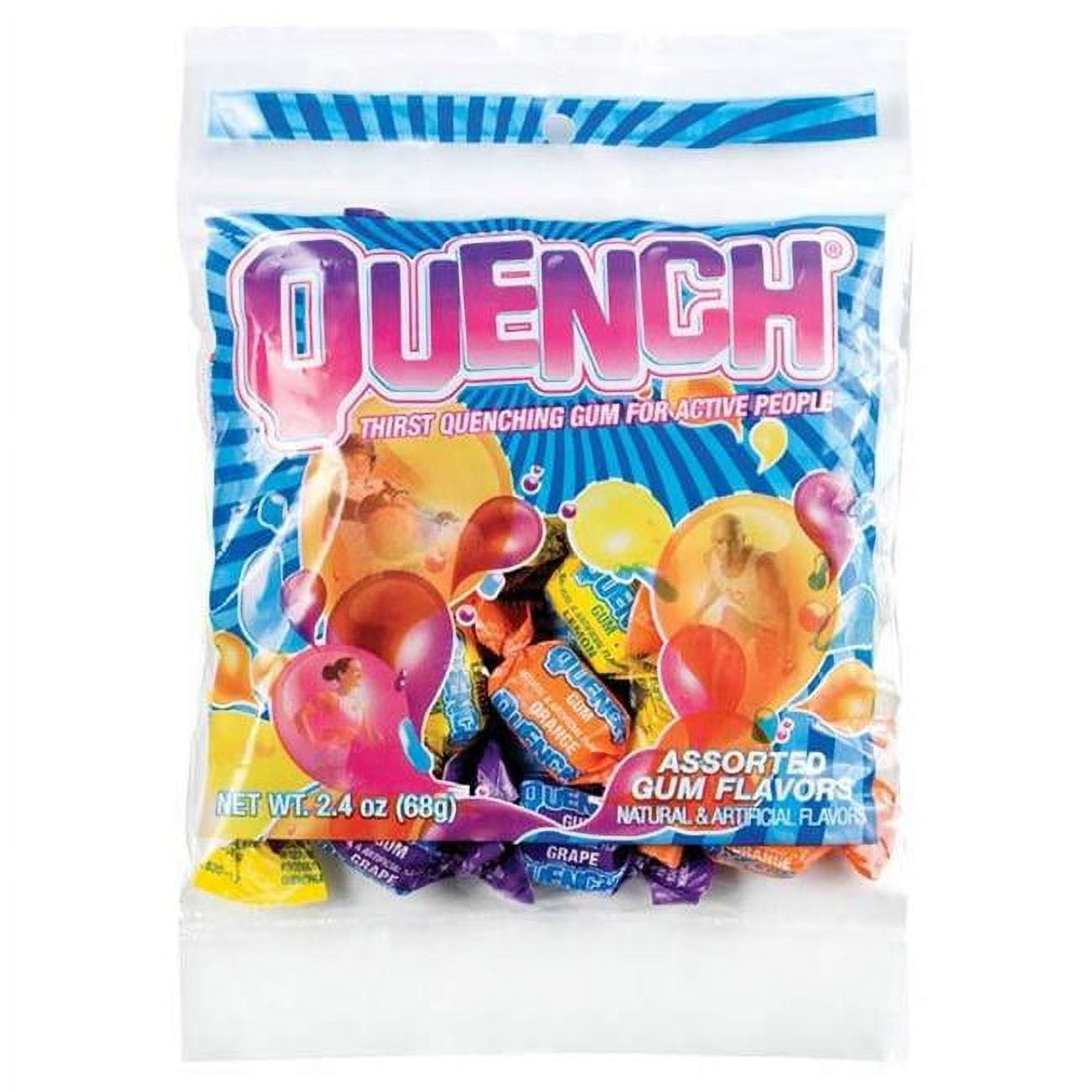 Mueller 2.4 oz Quench Gum Candy with Assorted Flavor