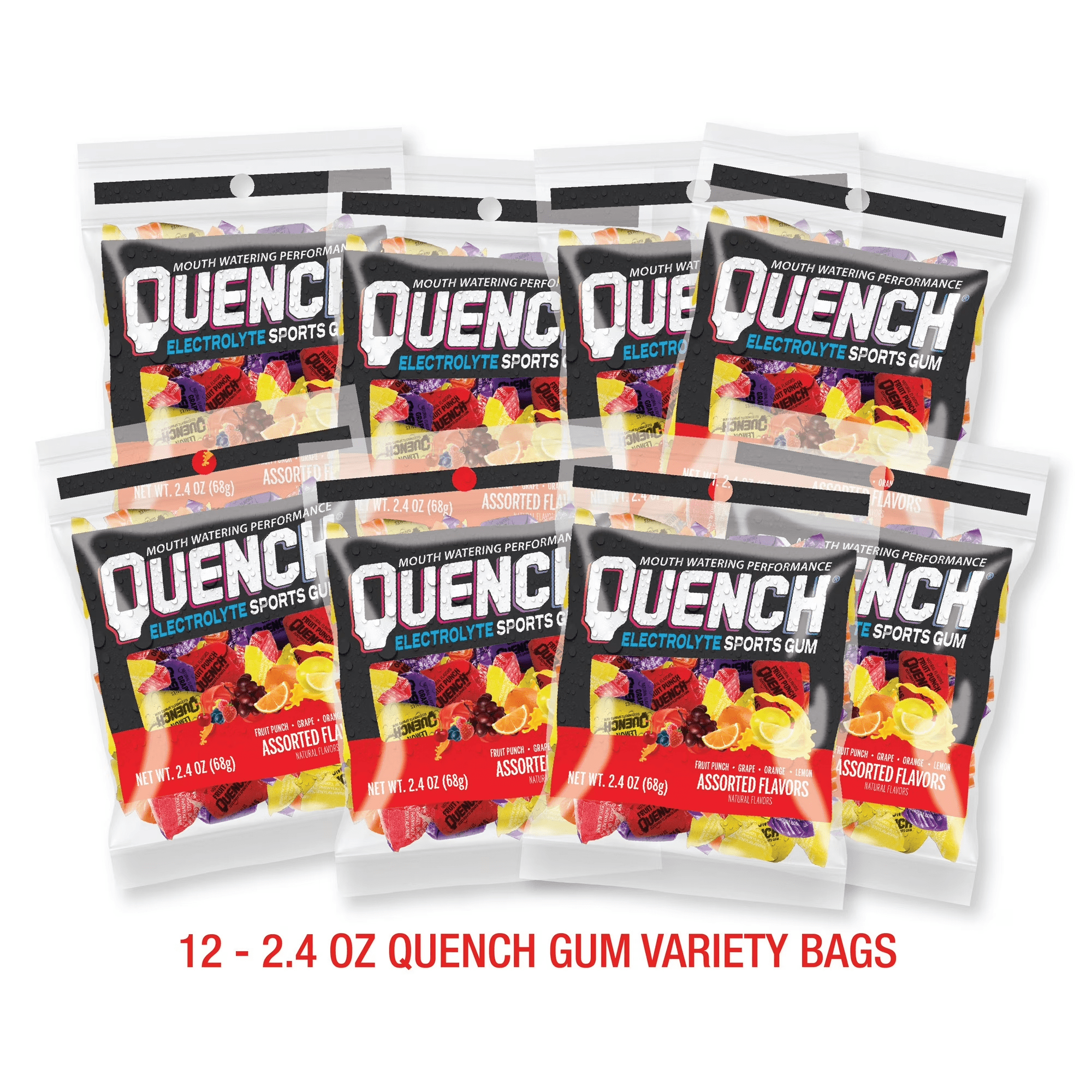 Mueller Sports Medicine Quench Quench Gum Thirst Quenching Gum, 2.4 oz