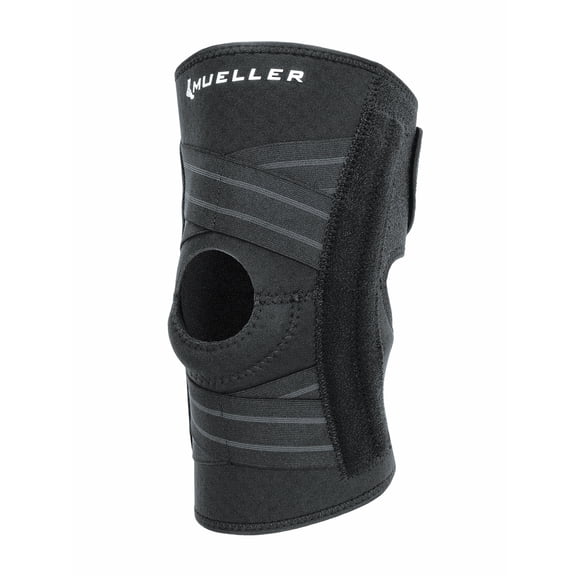 Mueller Self Adjusting Knee Stabilizer, Black, One Size Fits Most