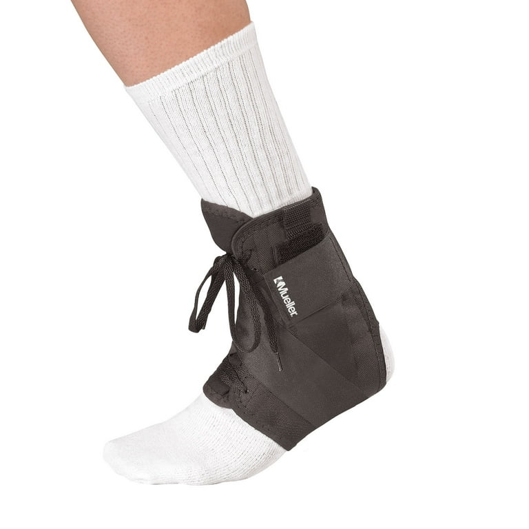 １着でも送料無料 Black, Straps, with Brace Ankle Soft Mueller Small Walmart.com - サポーター