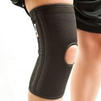 Mueller Sports Elastic Compression Open Patella Knee Stabilizer Brace SM XL