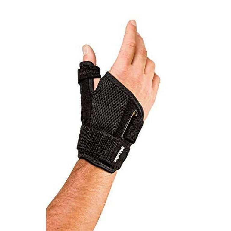 U.S. Solid Black Wrist Support Brace Pain Relief, Fits Right Hand