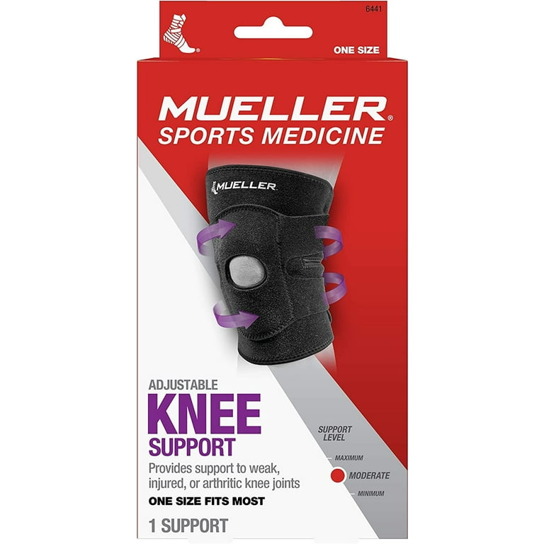 肌触りがいい Mueller Sports Support Knee Adjustable Compression Medicine サポーター