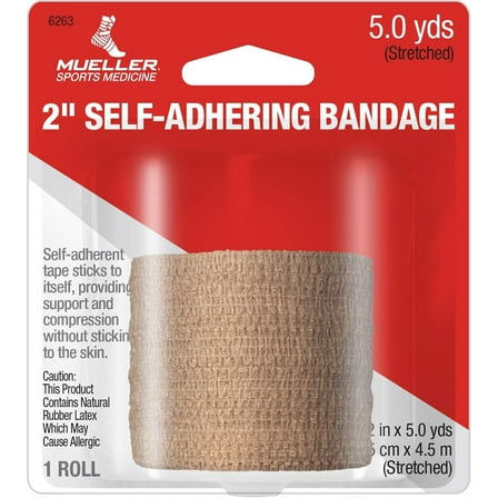 Mueller Sports Medicine Self-Adhering Bandage - 2" x 5 yd - Beige