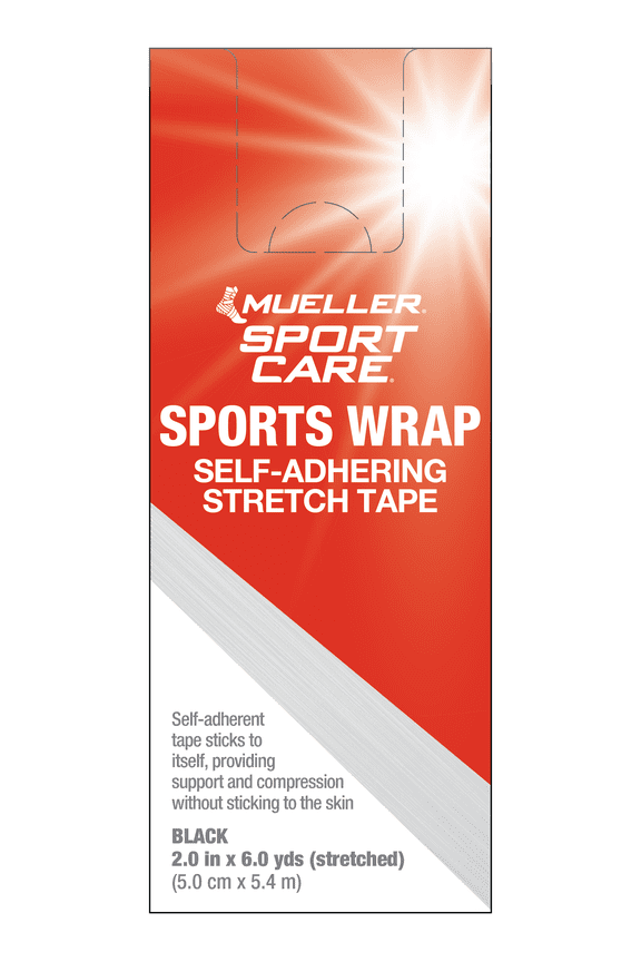 Mueller Sports Wrap, 2" Black