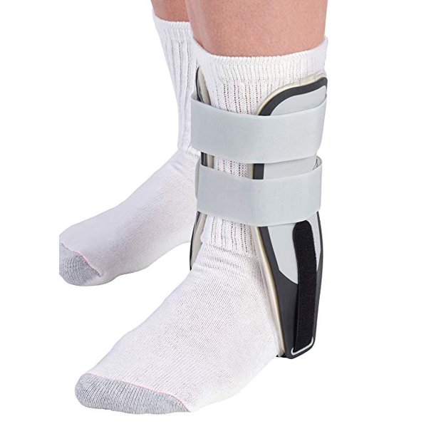 Mueller Stirrup Ankle Brace, White, One Size Fits Most (Fits right or