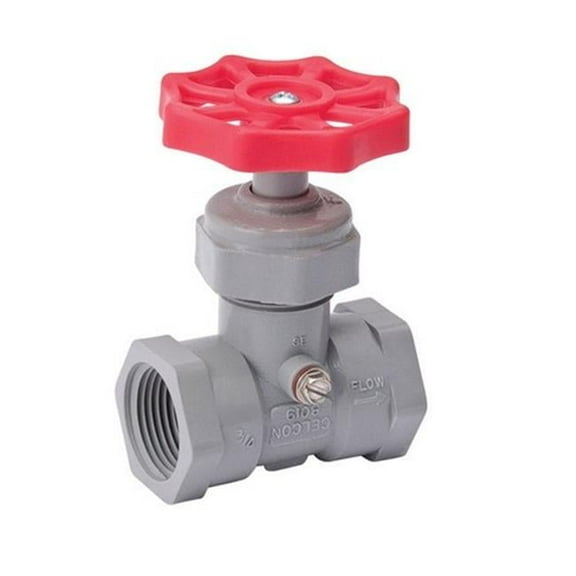 Mueller Stop & Waste Valve Celcon Fpt X Fpt 3/4 " X 3/4 "