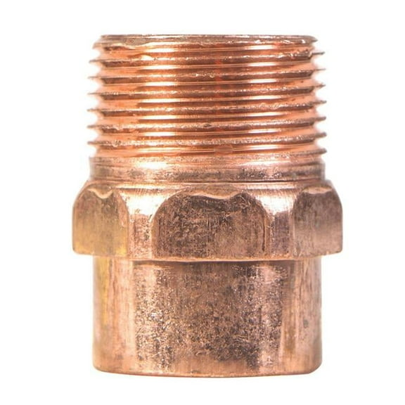 Mueller Streamline 41313 1 x 1 in. Dia. Mip Copper Pipe Adapter