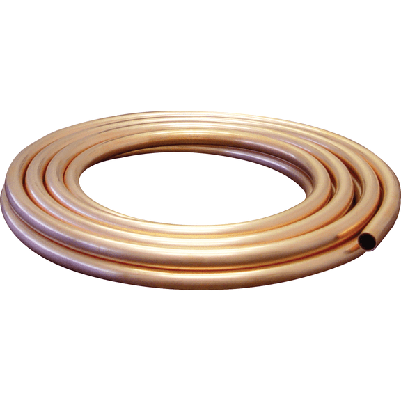Mueller Streamline Soft Coil Copper Tubing - Single Pack Home & Garage Storage, Stackable Design