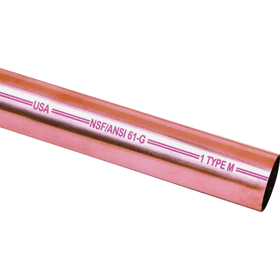 Mueller Streamline Type M Copper Pipe - Pack of 4 Residential Use, Standard Application