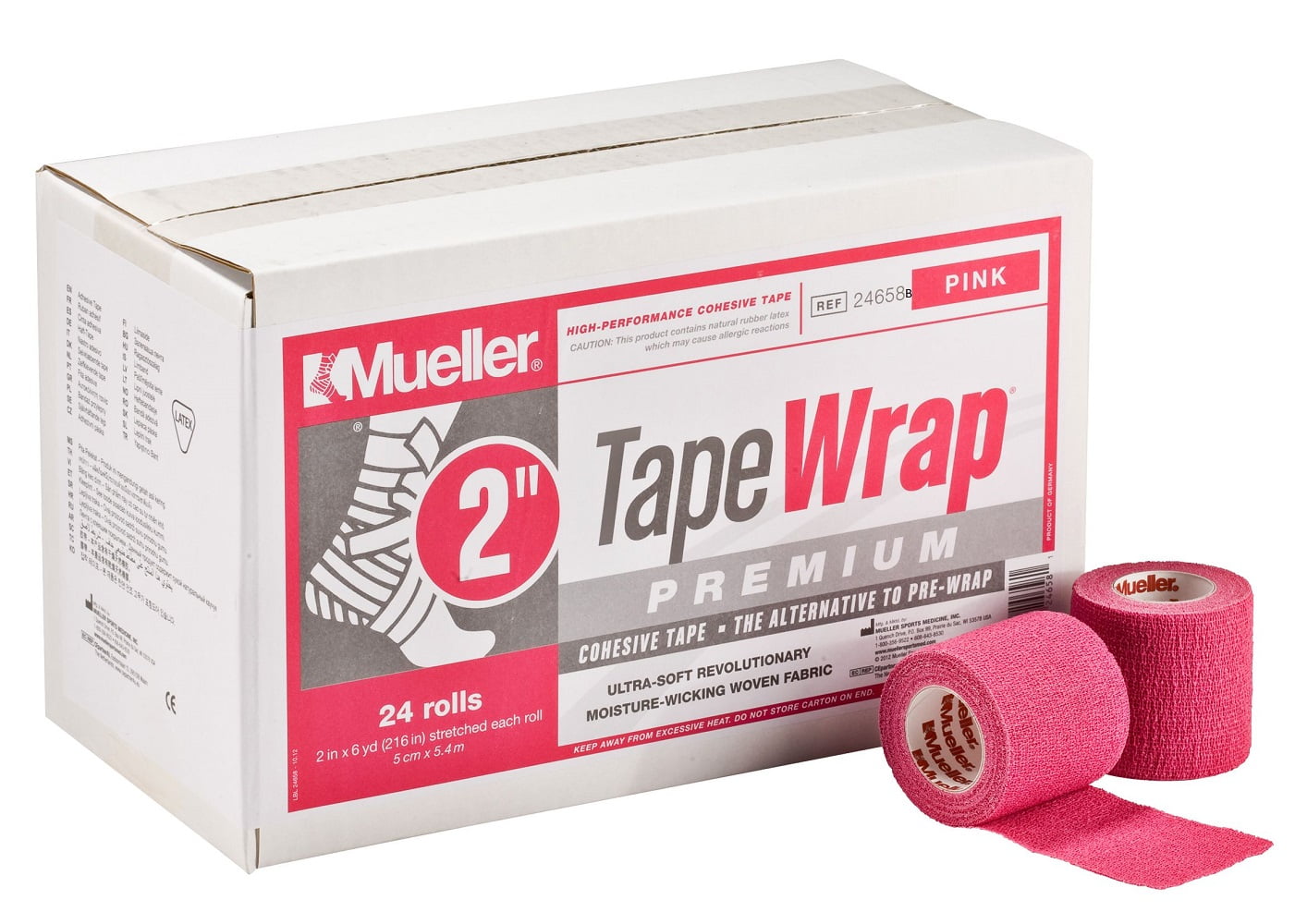 Mueller TapeWrap Premium, Pink, 2