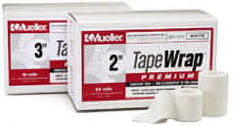 Mueller TapeWrap Premium, White 1" x 6 yds (48 rolls/case) # 22057
