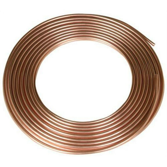 Mueller UT06010 Pre-Cut Copper Tubing, 3/8" OD x 10' L