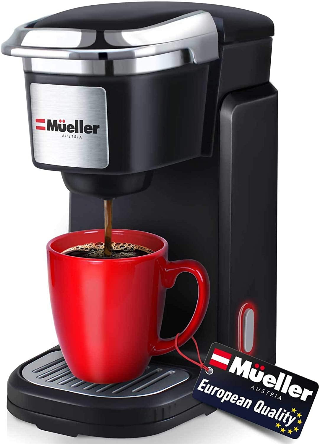 Mueller 12-Cup Drip Coffee Maker with Auto Keep Warm Function and Permanent Filter