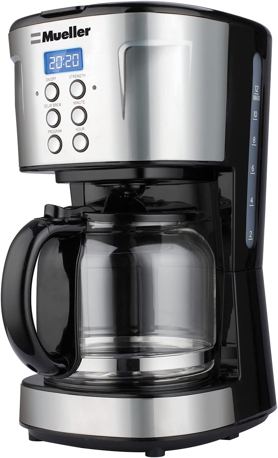 Farberware Side by Side Single Serve or 12 Cup Coffee Maker, Black with  Stainless Inset, New 