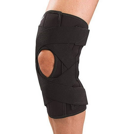 Wraparound Knee Brace Deluxe, Black, Small