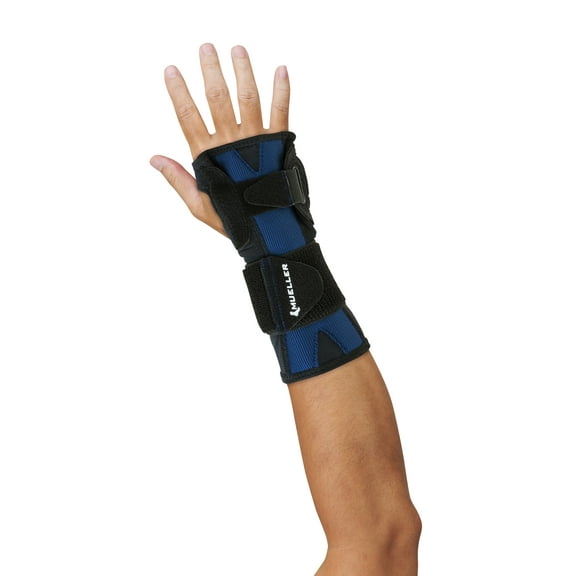 Mueller X-Stay Wrist Stabilizer, Black, Large/Extra Large