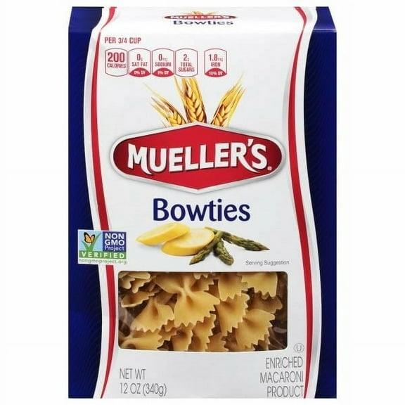 Mueller's Bowties 12 oz (Pack of 4)