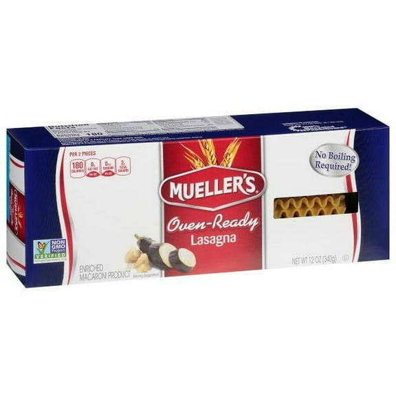 Mueller's Lasagna 12 oz (Pack of 4)