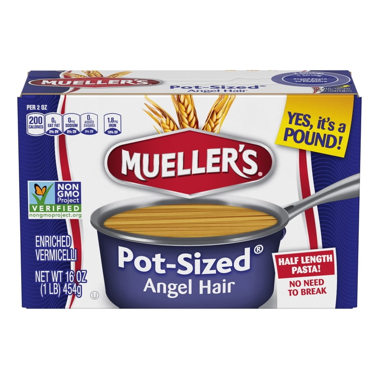 Mueller's Pot-Sized Sodium-Free, Cholesterol-Free Angel Hair