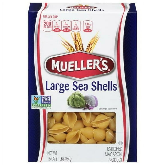 Mueller's Sea Shells Large 16 oz (Pack of 4)