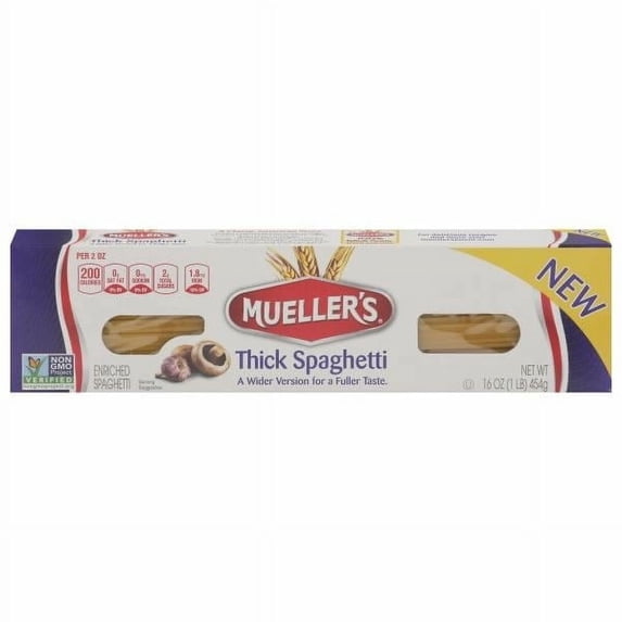Mueller's Spaghetti Thick (Pack of 4)