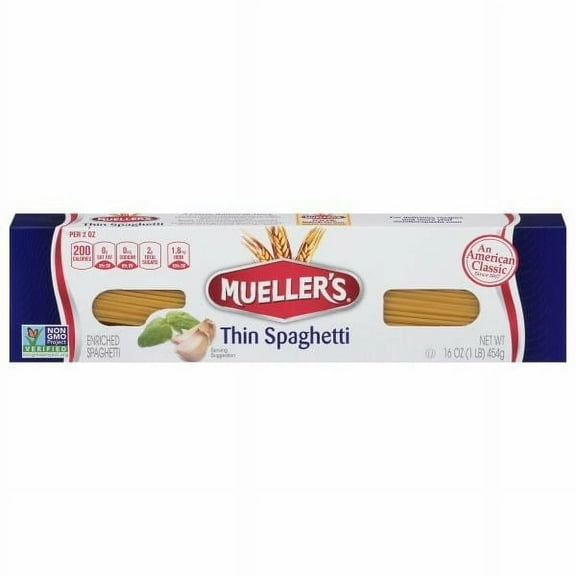 Mueller's Spaghetti Thin 16 oz (Pack of 4)