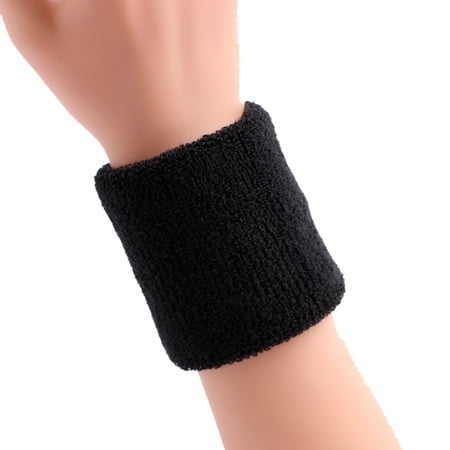 Muellery Elastic Wrist Strap Wrist Protecter Wrist Brace Wristband Compression 1PCS Black TPZB69892