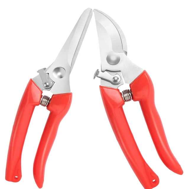 Muerk Premium womem pruners, garden scissors, 1anvil snips and1 bypass