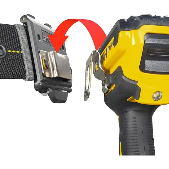 Muerk Tape Measure Holder, Drill Holster, Tactical Cordless Tool Belt Clip Holder, Holster with Belt Clip Hook,Small Electrician Tool Pouch with Clip Holster.