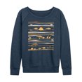 thumbnail image 1 of Mufasa - Line Pattern  - Women's French Terry Pullover Sweatshirt, 1 of 4