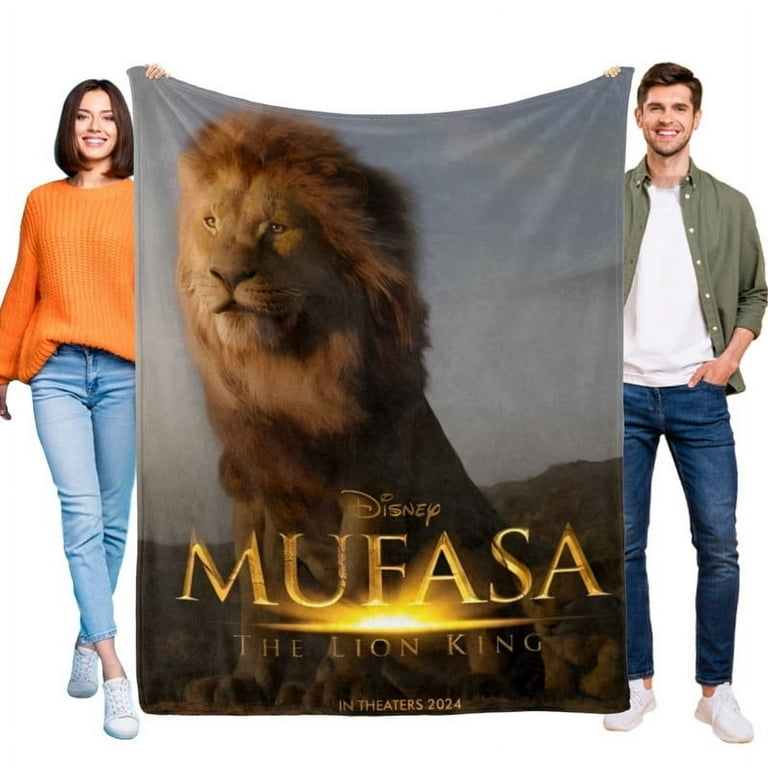 Mufasa The Lion King blanket this soft durable flannel blanket