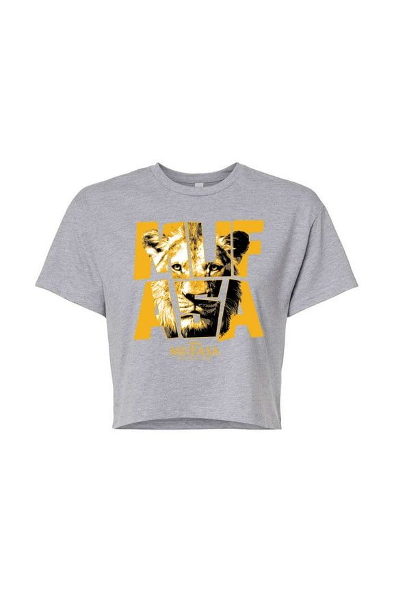 Mufasa - Logo - Juniors Cropped Graphic T-Shirt