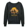 thumbnail image 1 of Mufasa - Sun Group - Women's French Terry Pullover Long Sleeve Shirt, 1 of 4
