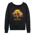 thumbnail image 1 of Mufasa - Sun Group - Women's French Terry Pullover Long Sleeve Shirt, 1 of 4