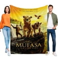 thumbnail image 1 of Mufasa: The Lion King Throw Blanket for Kids and Adults Soft and Cozy Blankets Gifts 40x50 Inch, 1 of 7