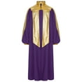 thumbnail image 1 of Mufeng Children Choir Robe for Church Pulpit Robe and Pastor Boys Girls Graduation Gown School Dress Up Uniform Purple 14, 1 of 5